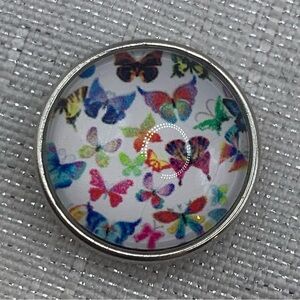 💗BUTTERFLIES, BUTTERFLY - Snap Button Charm - 18mm/20mm - Made in the USA
